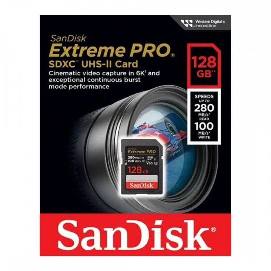 Sandisk Extreme Pro 128GB Hafıza Kartı