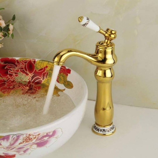 Altın Lavabo Musluğu