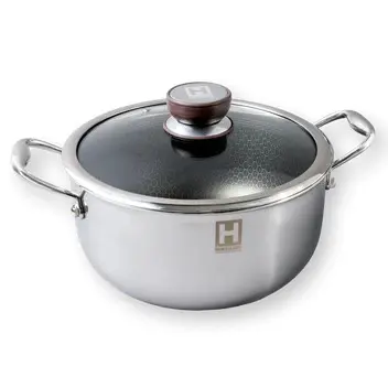 Hensslers 5L Orta Boy Çelik Tencere