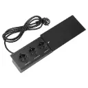 Kapaklı 3'lü Masa Gömme Priz Uzatma