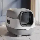 Antibakteriyel Işıklı Kedi Tuvaleti