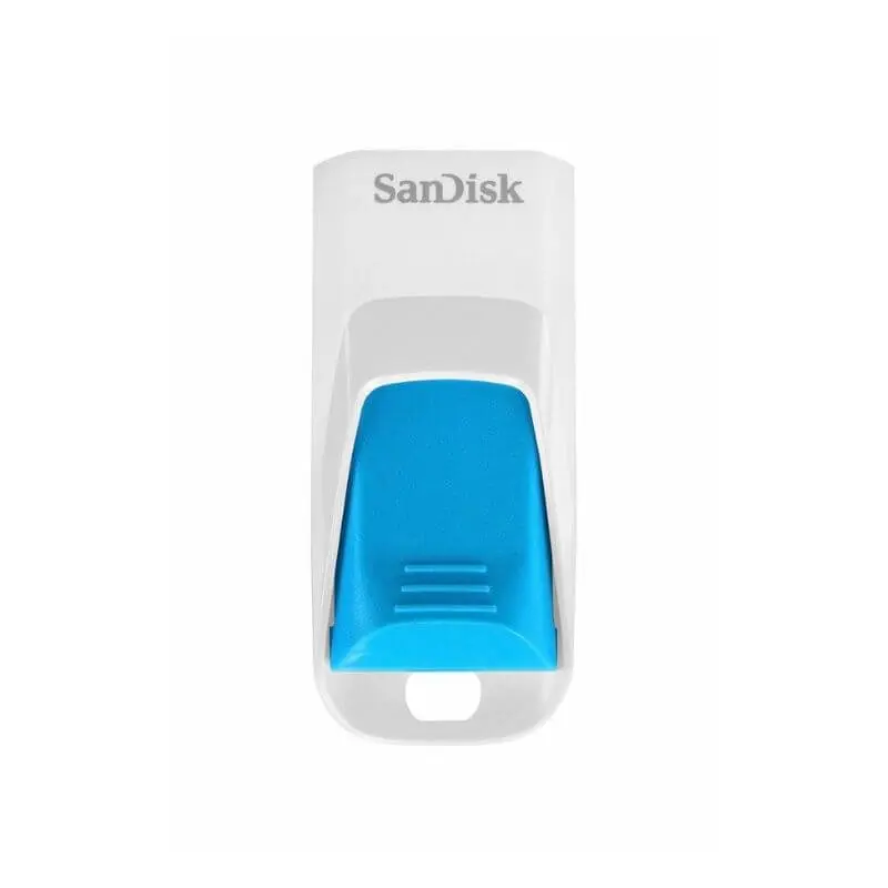 SanDisk Cruzer Edge USB Flash Bellek 8GB Mavi Beyaz