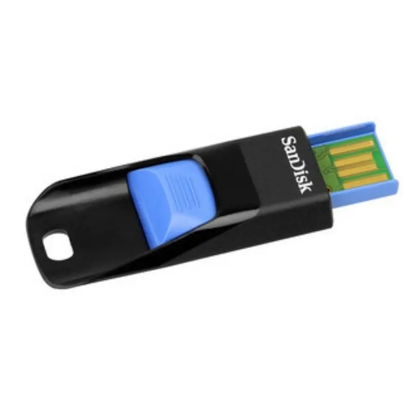 Sandisk Cruzer Edge USB Flash Bellek 8GB Mavi Siyah