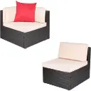 Rattan Örgü Bahçe Takımı Tekli Parça