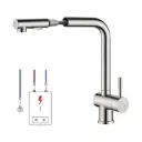 Auralum Gümüş Mutfak Musluğu