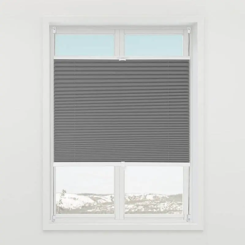 Akordiyon Perde Koyu Gri