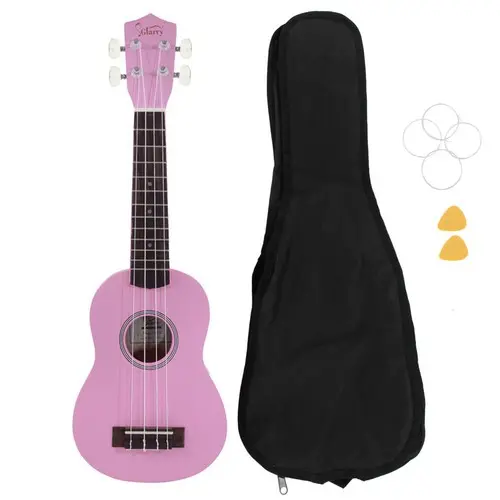 GLARRY UK101 21" Pembe Soprano Ukulele Gitar Ihlamur Ağacı