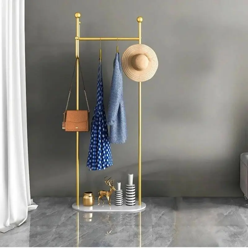 Ayaklı Askılık Gold-Mermer