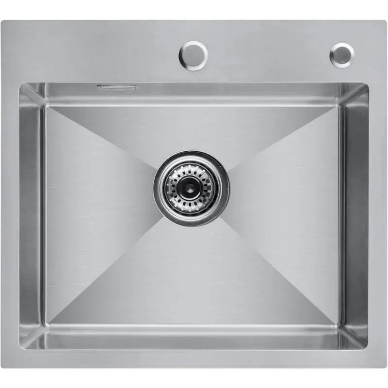 Cecipa Fırçalanmış Metal Paslanmaz Çelik Mutfak Evyesi