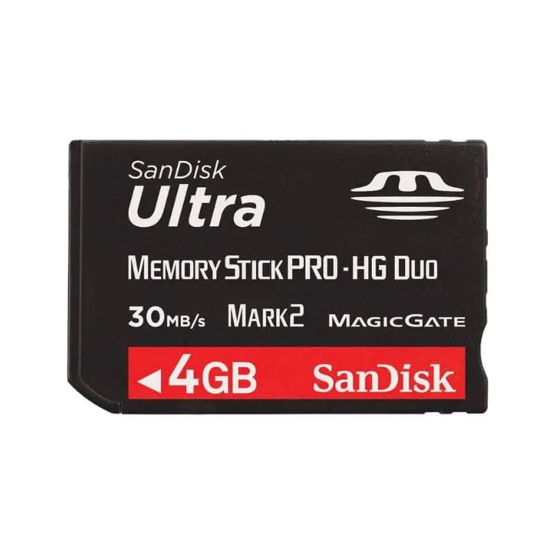 Sandisk Ultra memory stick pro hg duo 4GB