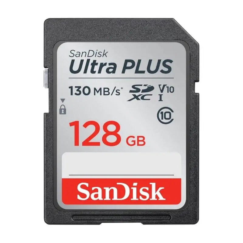Sandisk Ultra Plus SDXC UHS-I Card 128GB