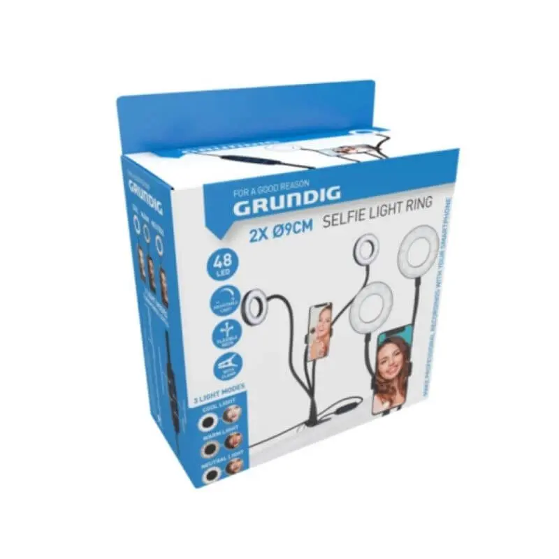 Grundig Işıklı Selfie Telefon Tutacağı 9cm