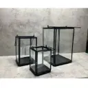 3 Parça Set Mumluk Siyah