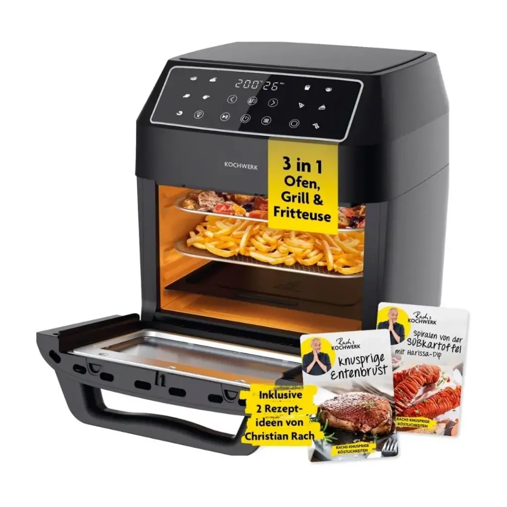 KOCHWERK 12 L Dijital Sıcak Hava Fritözü & Fırın