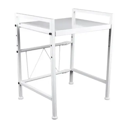 Ayarlanabilir Beyaz Mutfak Rafı