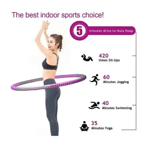 Hula Hoop Çember Mor