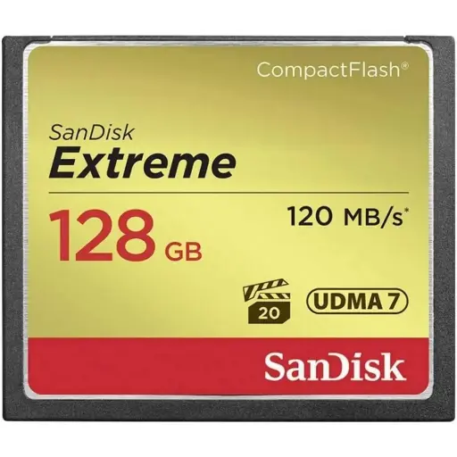 SanDisk Extreme Compact Flash Kart 128GB