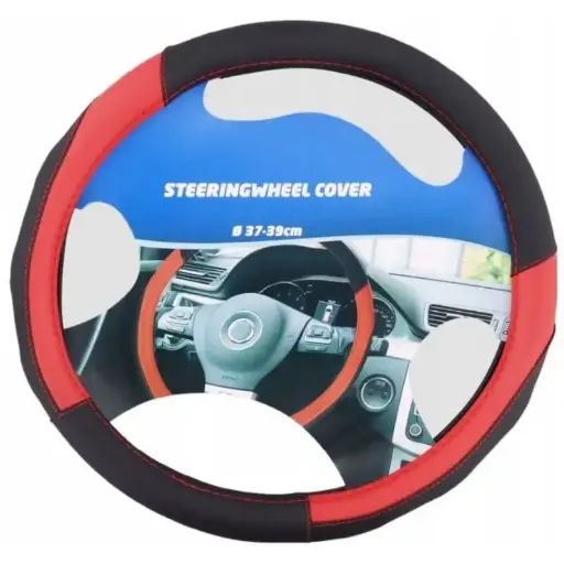 Direksiyon Kılıfı Kırmızı Siyah