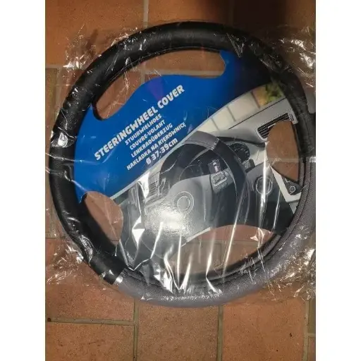 Direksiyon Kılıfı Siyah Gri