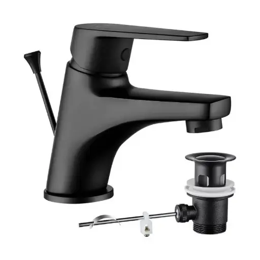 Cecipa Siyah Lavabo Musluğu