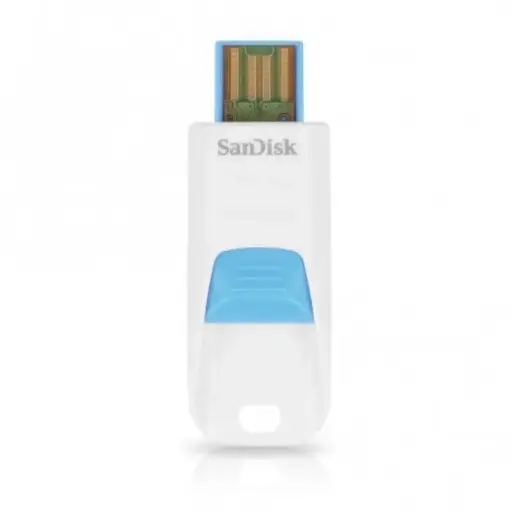 SanDisk Cruzer Edge USB Bellek 16GB Mavi Beyaz