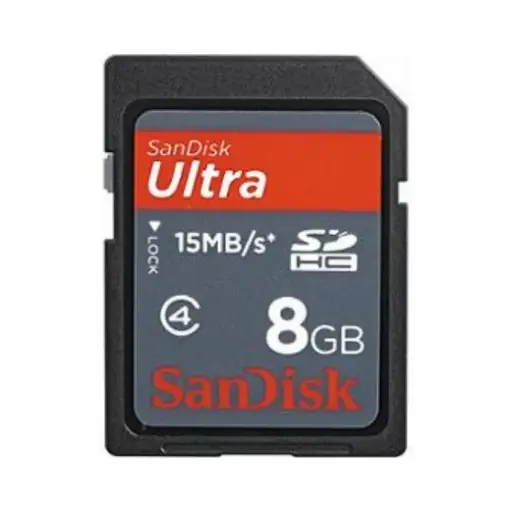 Sandisk Ultra SDHC Card 8GB 15mb/s